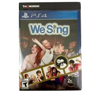 We Sing (Sony PlayStation 4, 2016) PS4 Bundle Edition with 2 Microphones NOS*